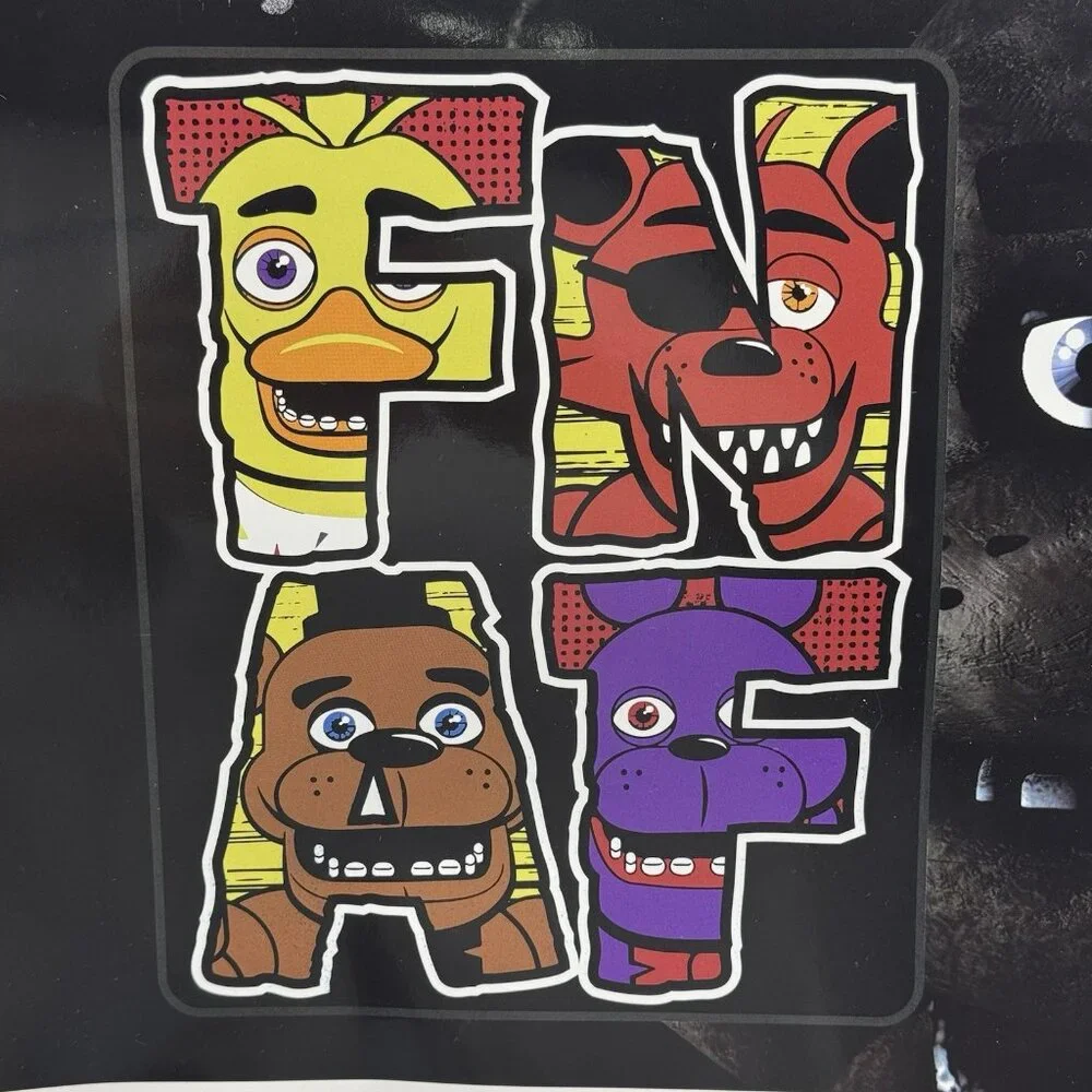 Five Nights At Freddy's Character Letters Throw Blanket 45 x 60 NEW
